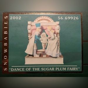 Dance Of The Sugar Plum Fairy Department 56 Snow Babies 2002 Retired
